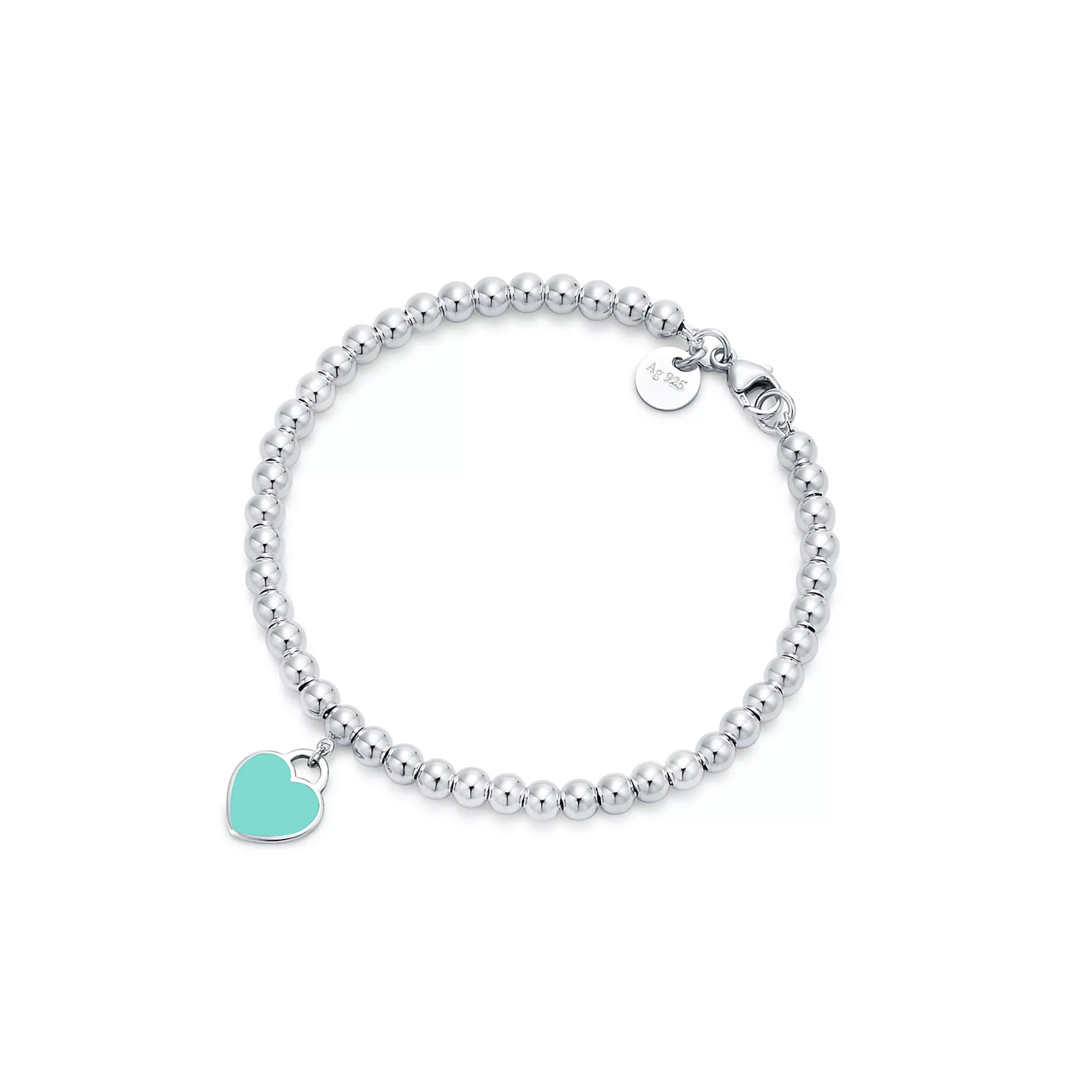 TIFFANY BLUE® HEART TAG BEAD BRACELET 60136706